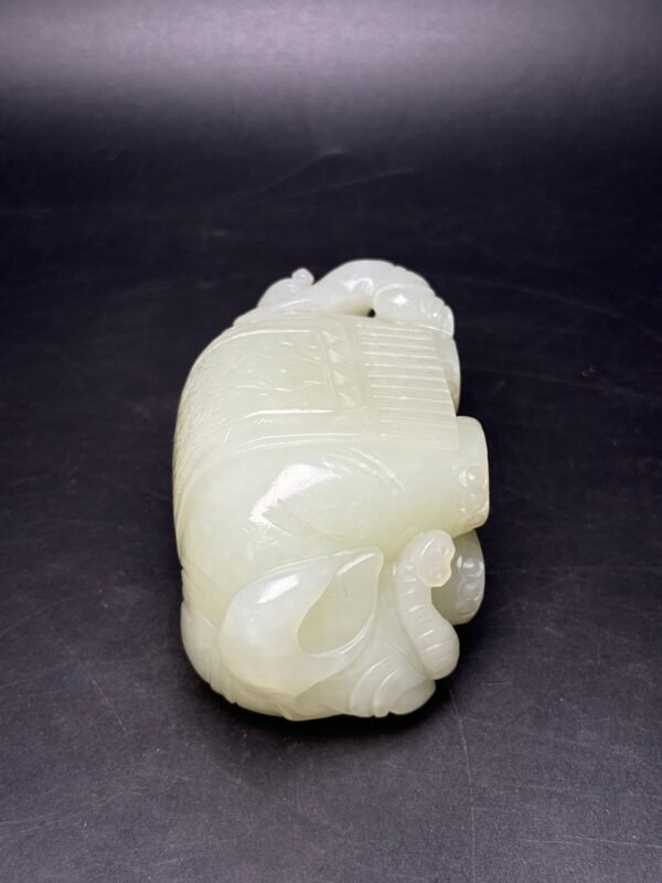 Exquisite Hetian jade elephant - Image 3