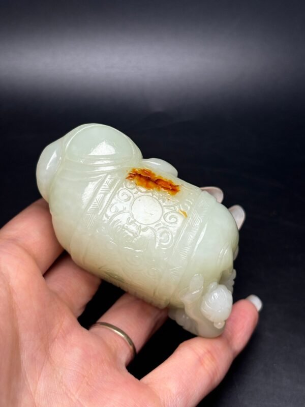 Exquisite Hetian jade elephant - Image 6