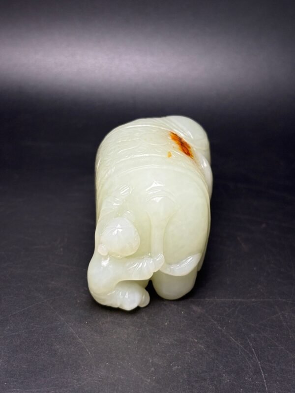 Exquisite Hetian jade elephant - Image 7