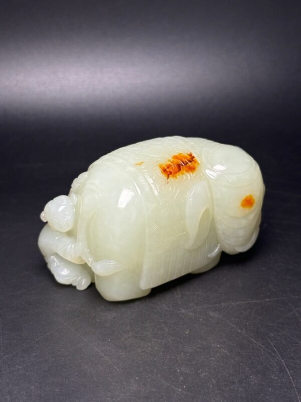 Exquisite Hetian jade elephant - Image 9