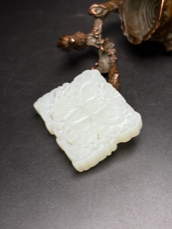Exquisite Hetian Jade Butterfly - Image 3
