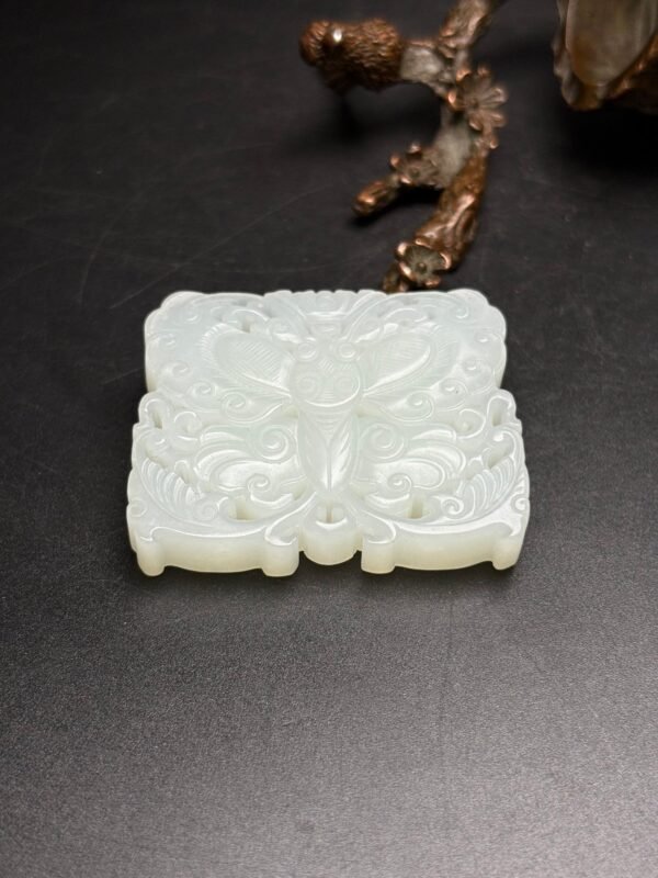 Exquisite Hetian Jade Butterfly - Image 4