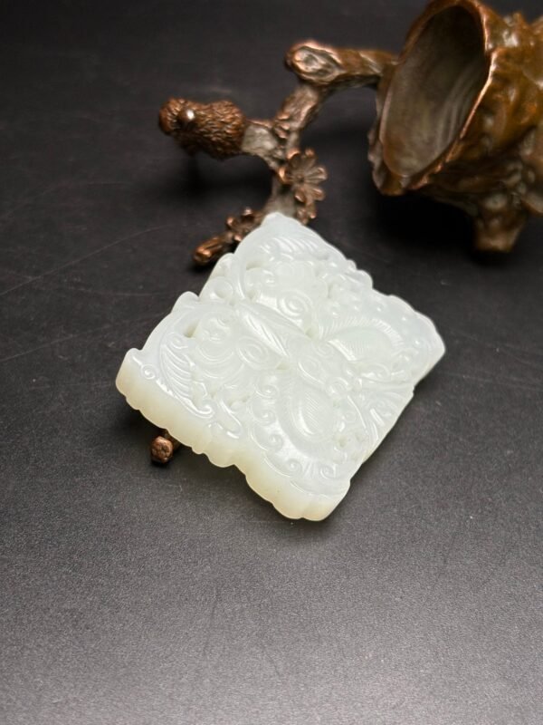 Exquisite Hetian Jade Butterfly - Image 5