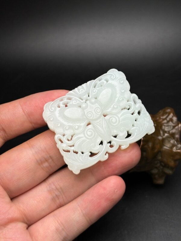 Exquisite Hetian Jade Butterfly - Image 6