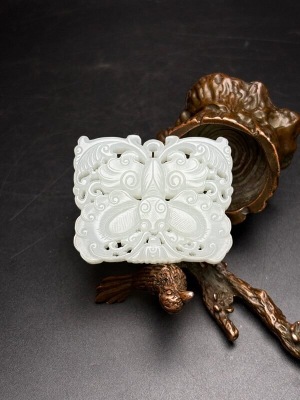 Exquisite Hetian Jade Butterfly - Image 7
