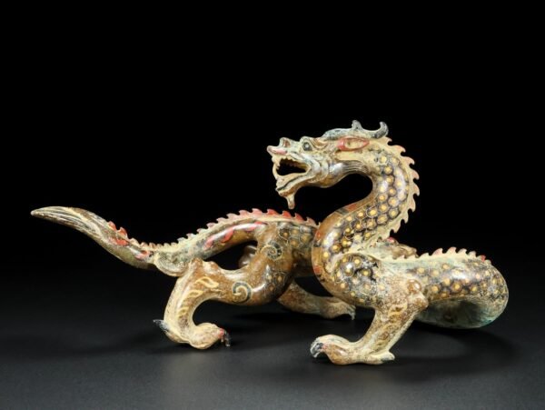 Old Hetian Jade Dragon. This collection has a thick and natural skin