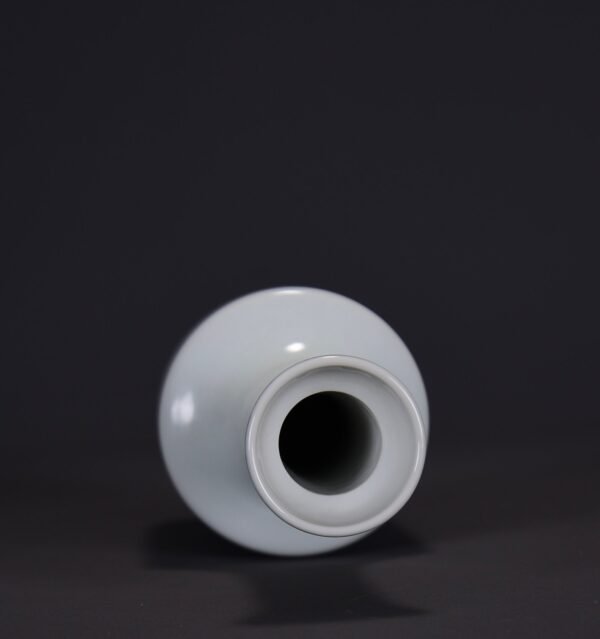 old Qing Kangxi blue and white vase with a pattern of fortune, wealth and longevity - Image 6