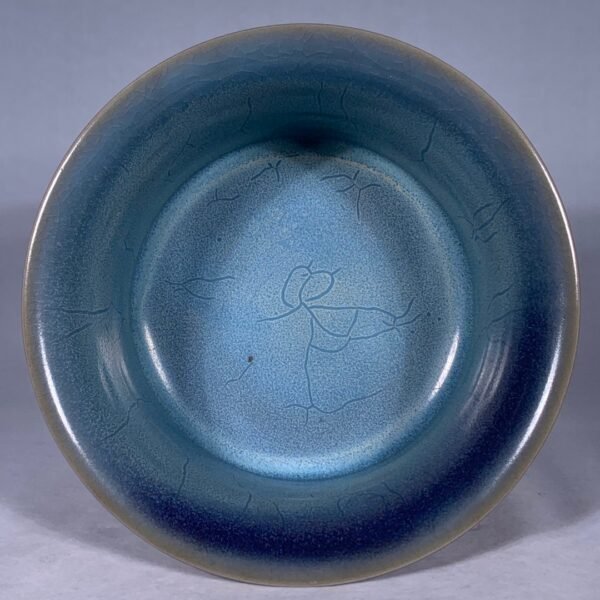 Song Dynasty Jun kiln rose purple glaze Bagua pattern three-legged box - Image 9