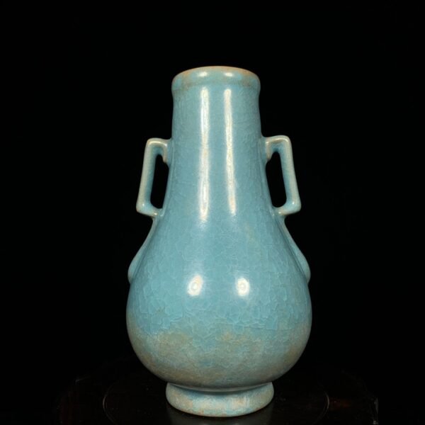 Song Ru kiln ice crack double-eared bottle - Image 2