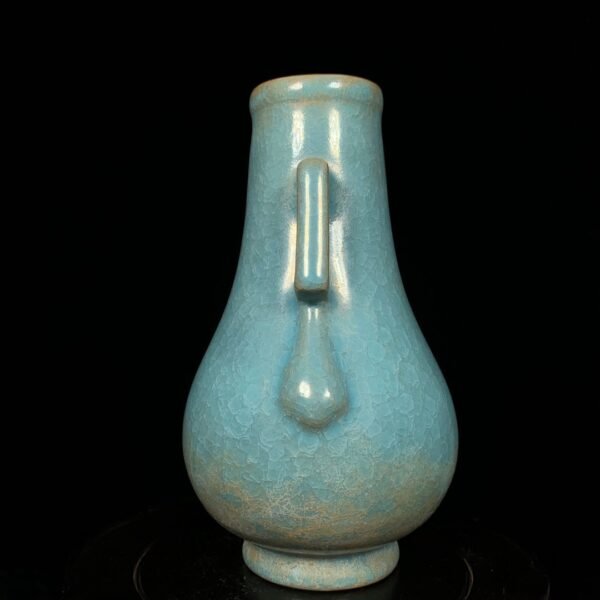 Song Ru kiln ice crack double-eared bottle - Image 8