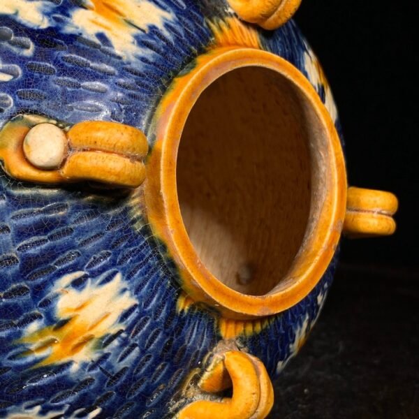 Tang Sancai four-handled jar - Image 4