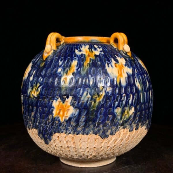 Tang Sancai four-handled jar - Image 5