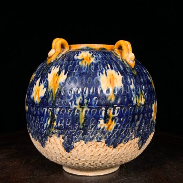 Tang Sancai four-handled jar - Image 7
