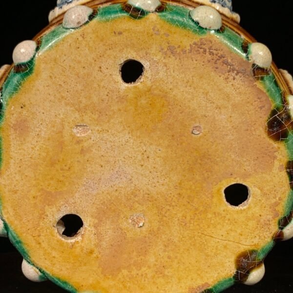 Tang Sancai flower pattern drum-shaped pillow - Image 8