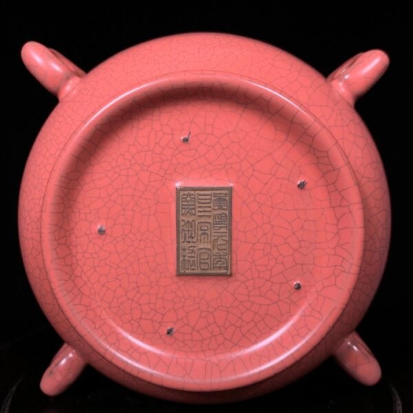Song Ru kiln red glaze incense burner - Image 9