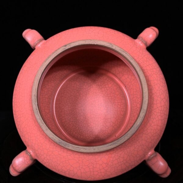 Song Ru kiln red glaze incense burner - Image 4