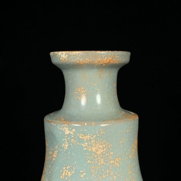 Song Ru kiln ice crack plate mouth bottle - Image 4