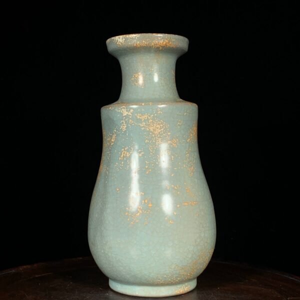 Song Ru kiln ice crack plate mouth bottle - Image 6