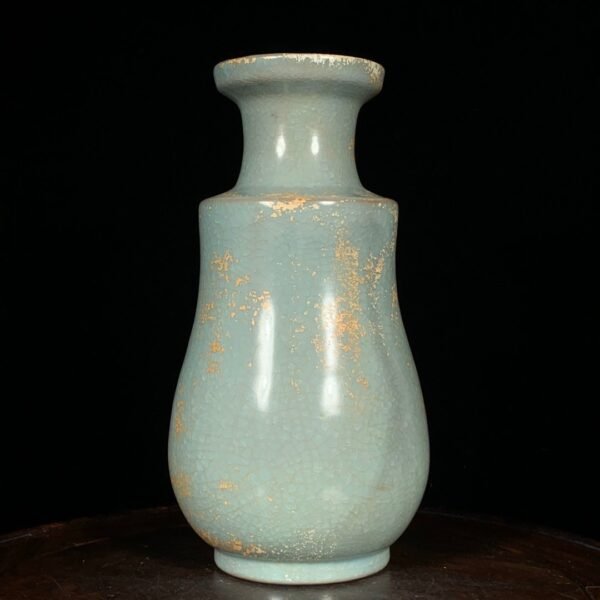 Song Ru kiln ice crack plate mouth bottle - Image 2