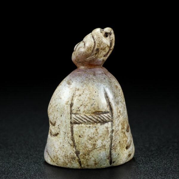 Jade figurine made from Hetian mountain materials. The jade is rigid and the carving is sharp - Image 8