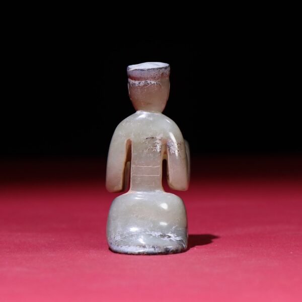 old collection, Han Dynasty raw pit seed jade noble - Image 4