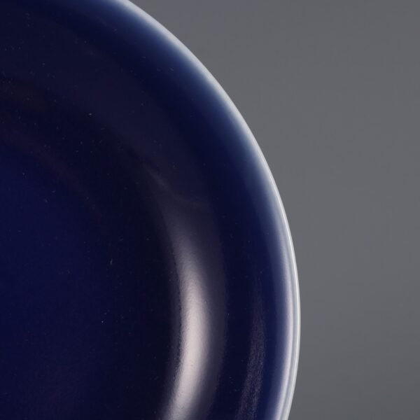 Qing Dynasty Qianlong period blue glaze appreciation plate - Image 8