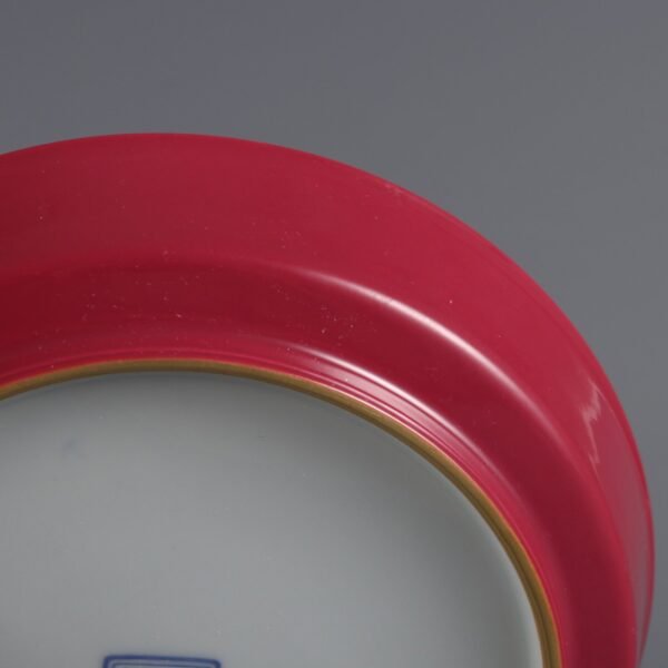 pink-rouge landscape and pavilion-shaped trays made in the Yongzheng period of the Qing Dynasty - Image 4