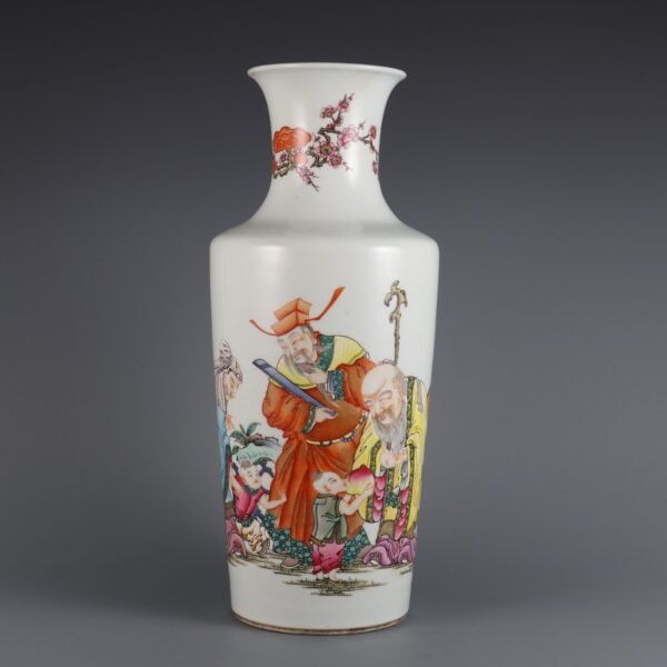three-star shining Guanyin vases made in the Yongzheng period of the Qing Dynasty - Image 4