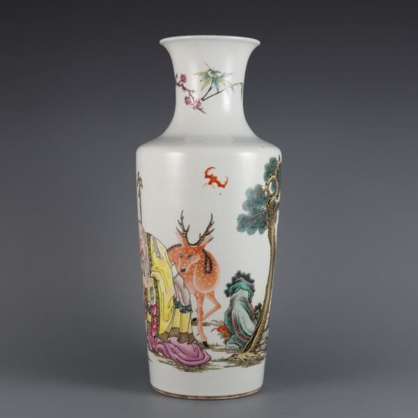three-star shining Guanyin vases made in the Yongzheng period of the Qing Dynasty - Image 6