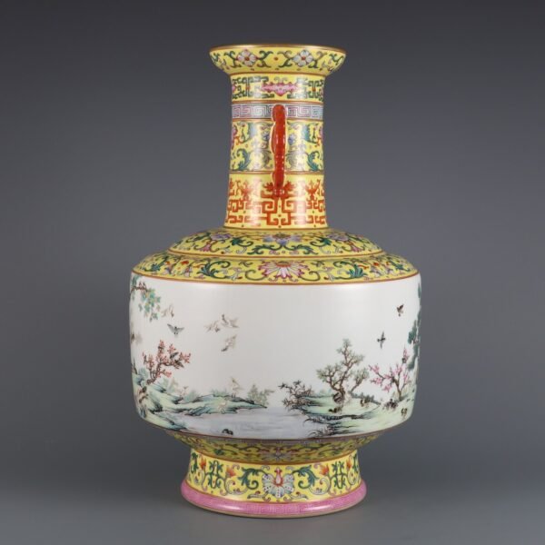 picture of birds paying homage to the phoenix, made in the Qianlong period of the Qing Dynasty - Image 3
