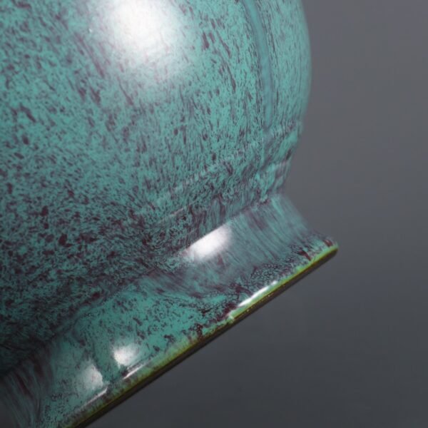 Qing Dynasty Yongzheng period Lujun glaze elephant ear vase - Image 7