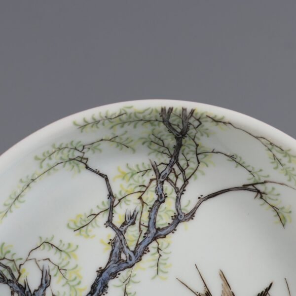 spring swallows in apricot forest, made in the Yongzheng period of the Qing Dynasty - Image 8