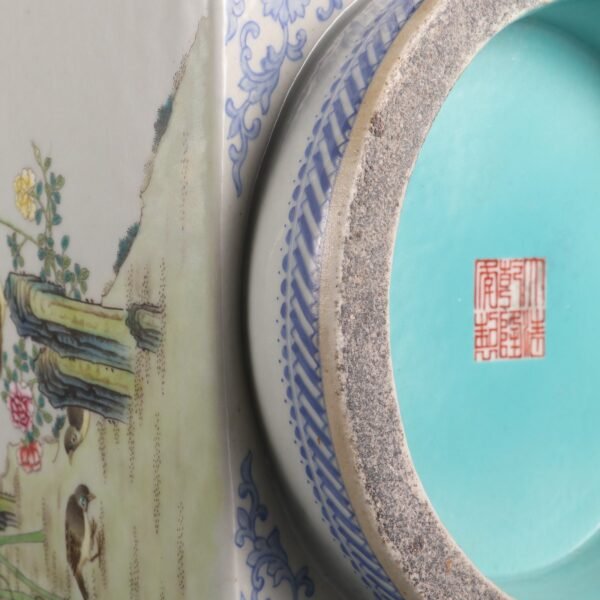 flower and bird patterns and elephant ears, made in the Qianlong period of the Qing Dynasty - Image 7