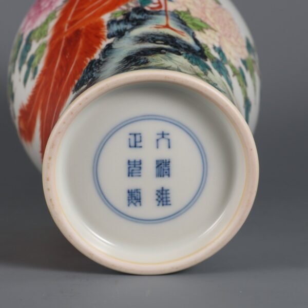 phoenix and peony patterns made in the Yongzheng period of the Qing Dynasty - Image 9