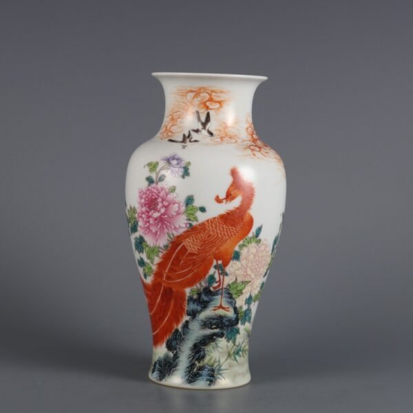 phoenix and peony patterns made in the Yongzheng period of the Qing Dynasty - Image 5