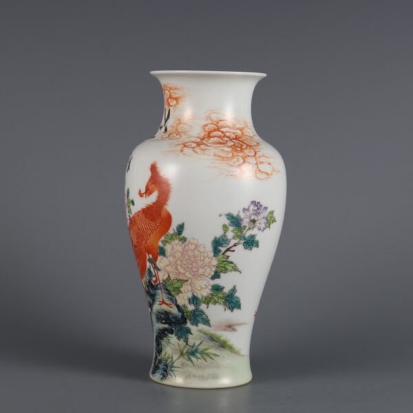 phoenix and peony patterns made in the Yongzheng period of the Qing Dynasty - Image 8