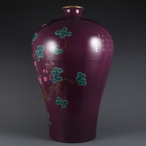 flower and bird patterns and poems, made in the Qianlong period of the Qing Dynasty - Image 2