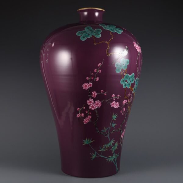 flower and bird patterns and poems, made in the Qianlong period of the Qing Dynasty - Image 4