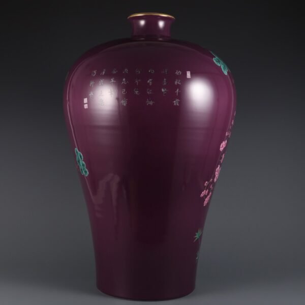 flower and bird patterns and poems, made in the Qianlong period of the Qing Dynasty - Image 5