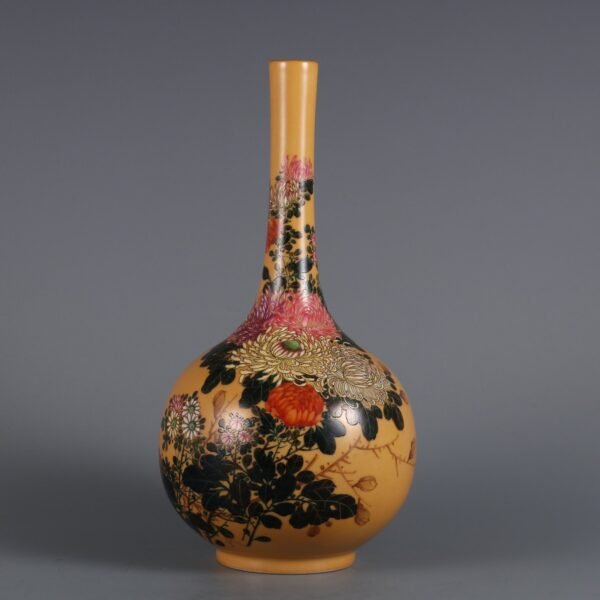 poem-inscribed vase made in the Yongzheng period of the Qing Dynasty - Image 9