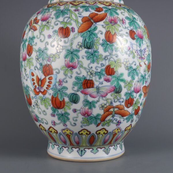 double-glazed dragon-ear vase made in the Qianlong period of the Qing Dynasty - Image 4