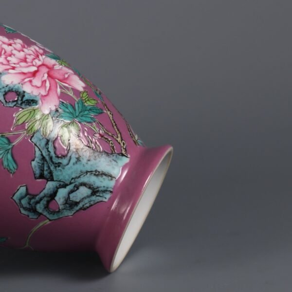 pastel-colored flower and bird patterns, made in the Tongzhi period of the Qing Dynasty - Image 4