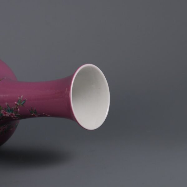 pastel-colored flower and bird patterns, made in the Tongzhi period of the Qing Dynasty - Image 7