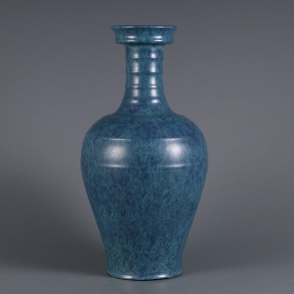 Qing Yongzheng Rujun glaze spiral pattern appreciation vase - Image 2