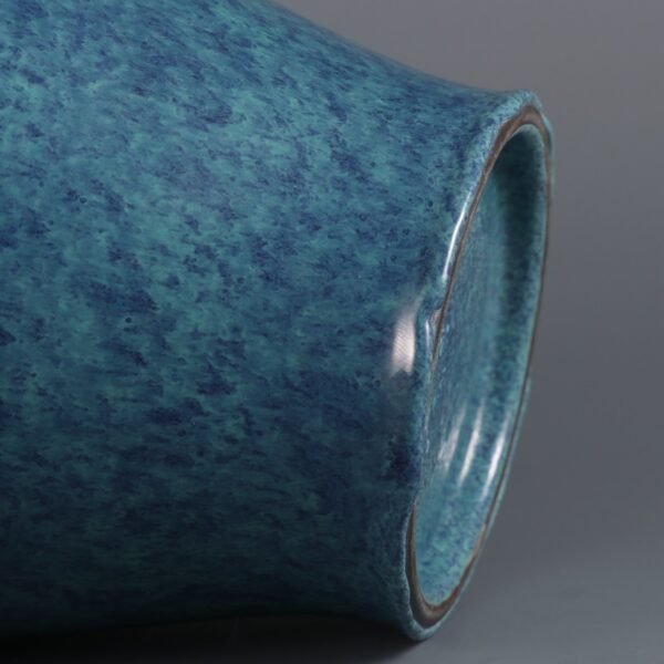 Qing Yongzheng Rujun glaze spiral pattern appreciation vase - Image 4