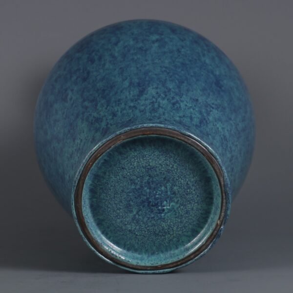 Qing Yongzheng Rujun glaze spiral pattern appreciation vase - Image 9