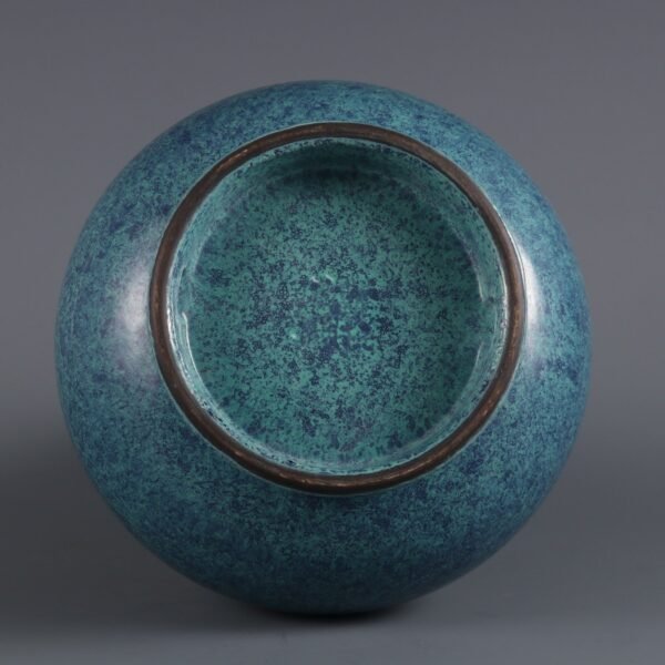 Qing Dynasty Yongzheng Rujun glaze belt bottle - Image 8
