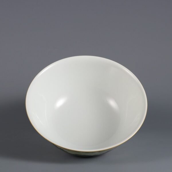 Qing Dynasty Yongzheng Period Famille Rose Landscape Pavilion Poetry Palace Bowl - Image 3
