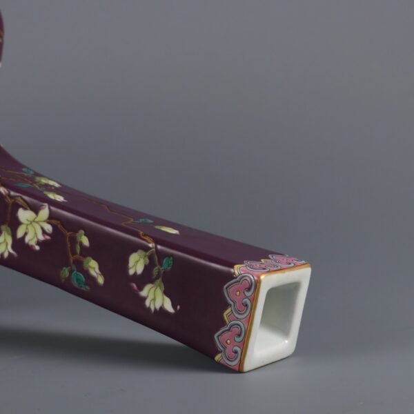 enamel patterns and poems, made in the Yongzheng period of the Qing Dynasty - Image 7