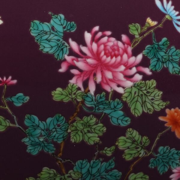enamel patterns and poems, made in the Yongzheng period of the Qing Dynasty - Image 9